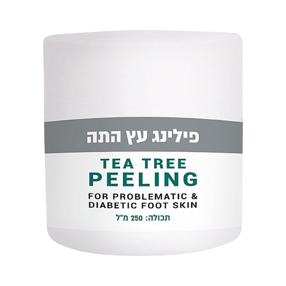 פילינג עץ התה לכף רגל סוכרתית ולציפורן חודרנית 250 מ"ל