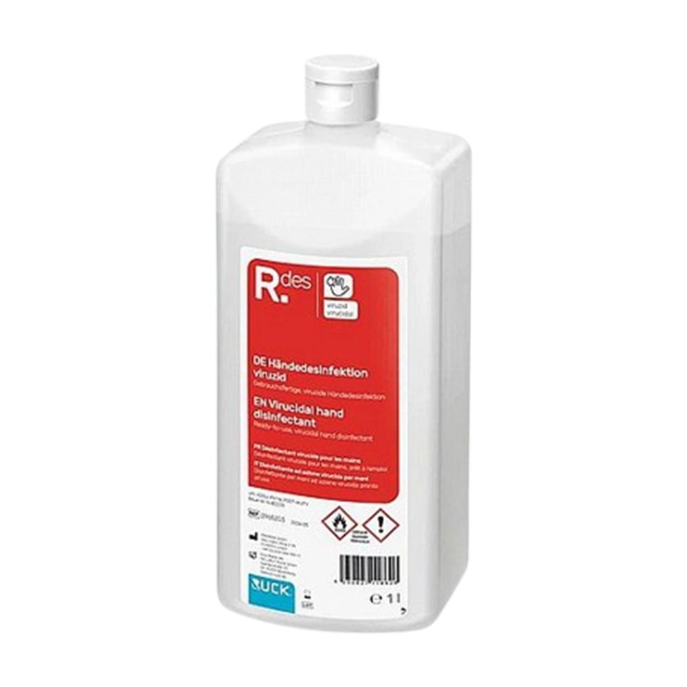 חיטוי ידיים וירוצידי 1000 מ"ל Viruzid בקבוק Hand disinfection virucidal RUCK Euro