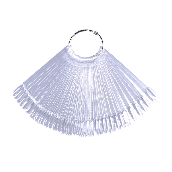 מניפת טיפסים לדוגמא שקופה 50 יחידות