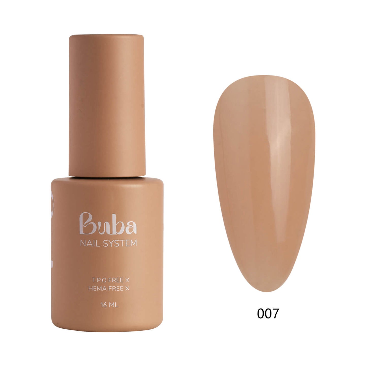 לק ג׳ל בובה Buba HEMA FREE גוון 007