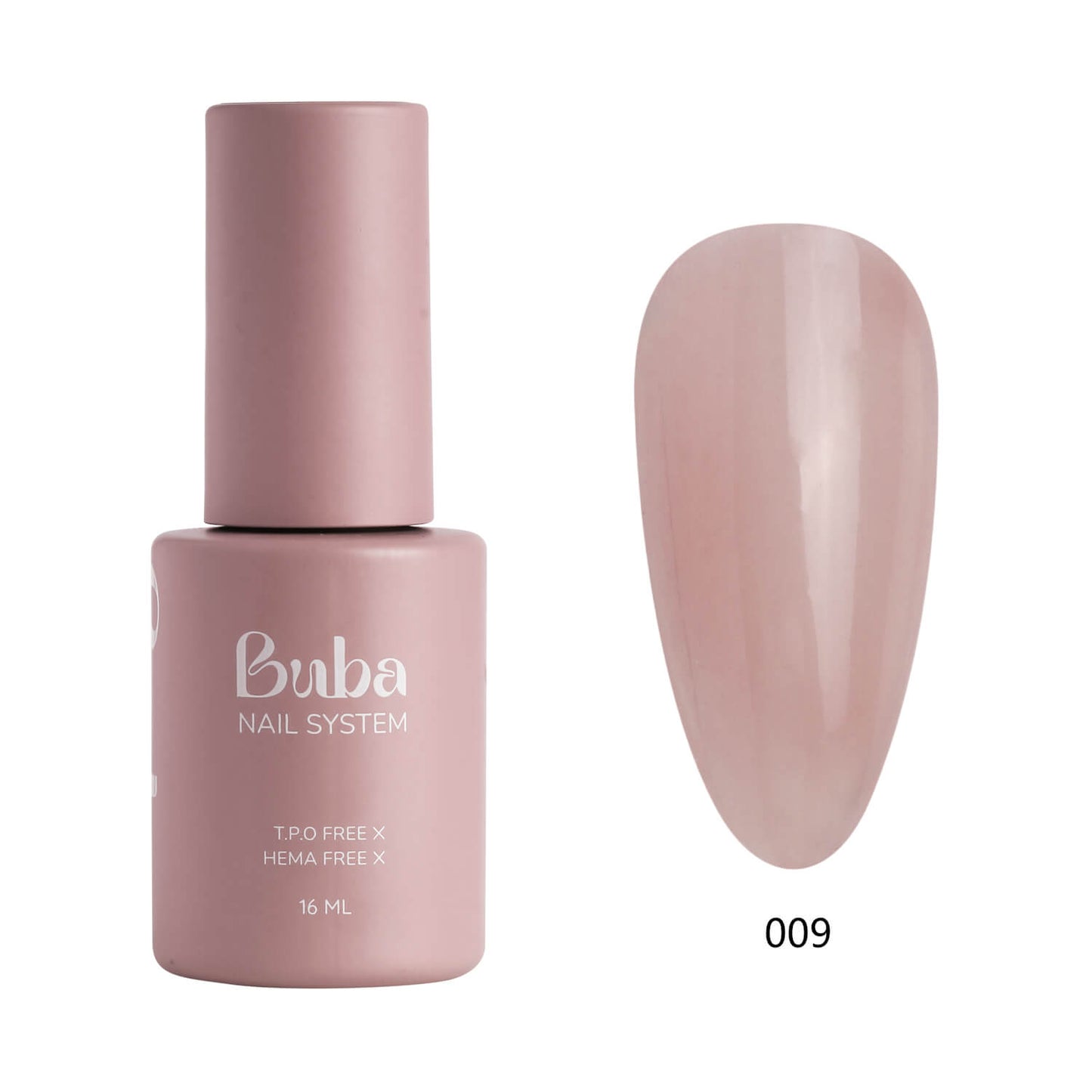 לק ג׳ל בובה Buba HEMA FREE גוון 009