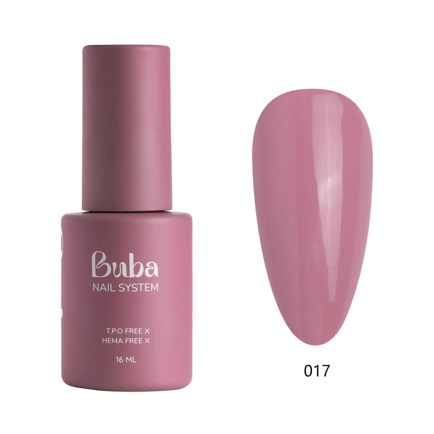 לק ג׳ל בובה Buba HEMA FREE גוון 017