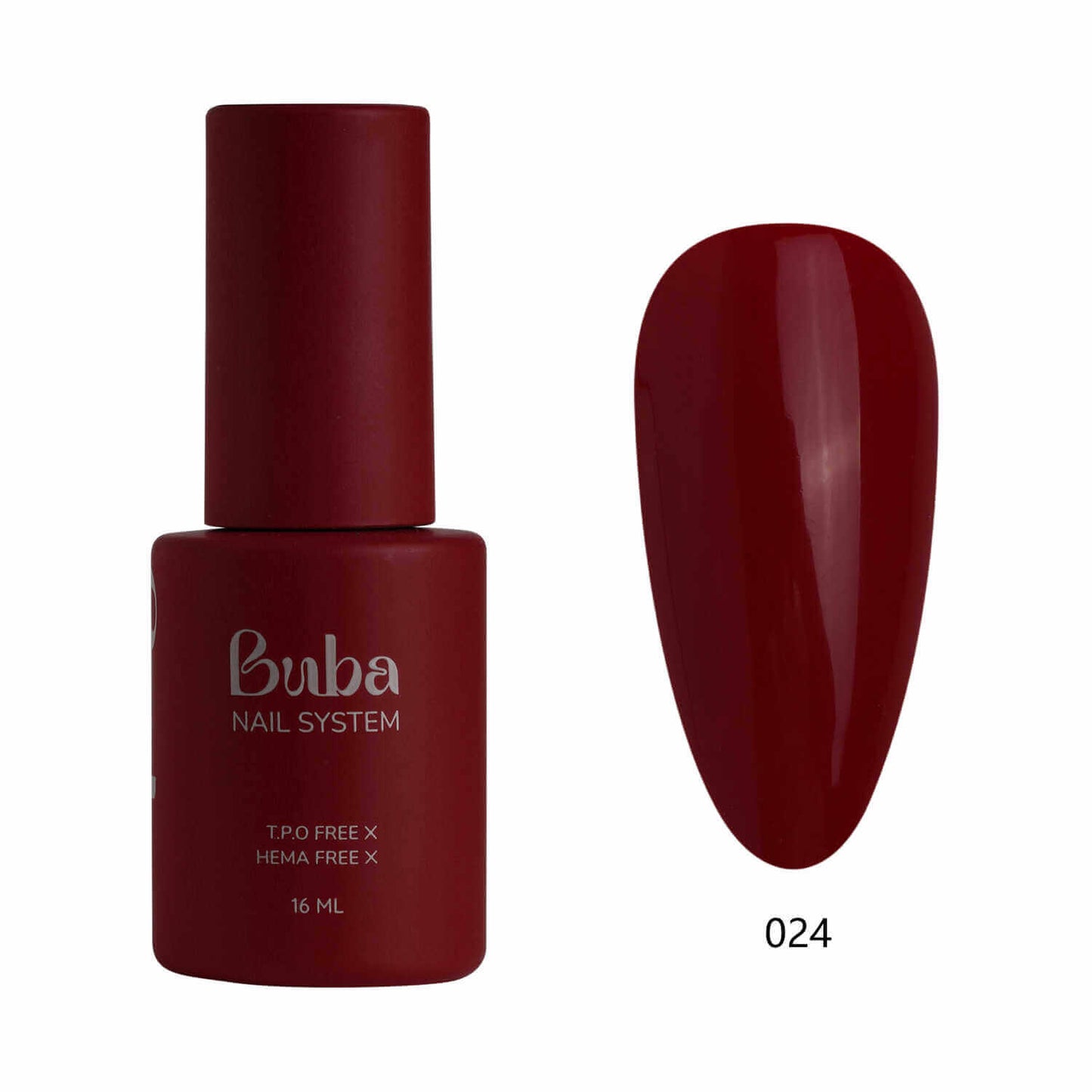 לק ג׳ל בובה Buba HEMA FREE גוון 024
