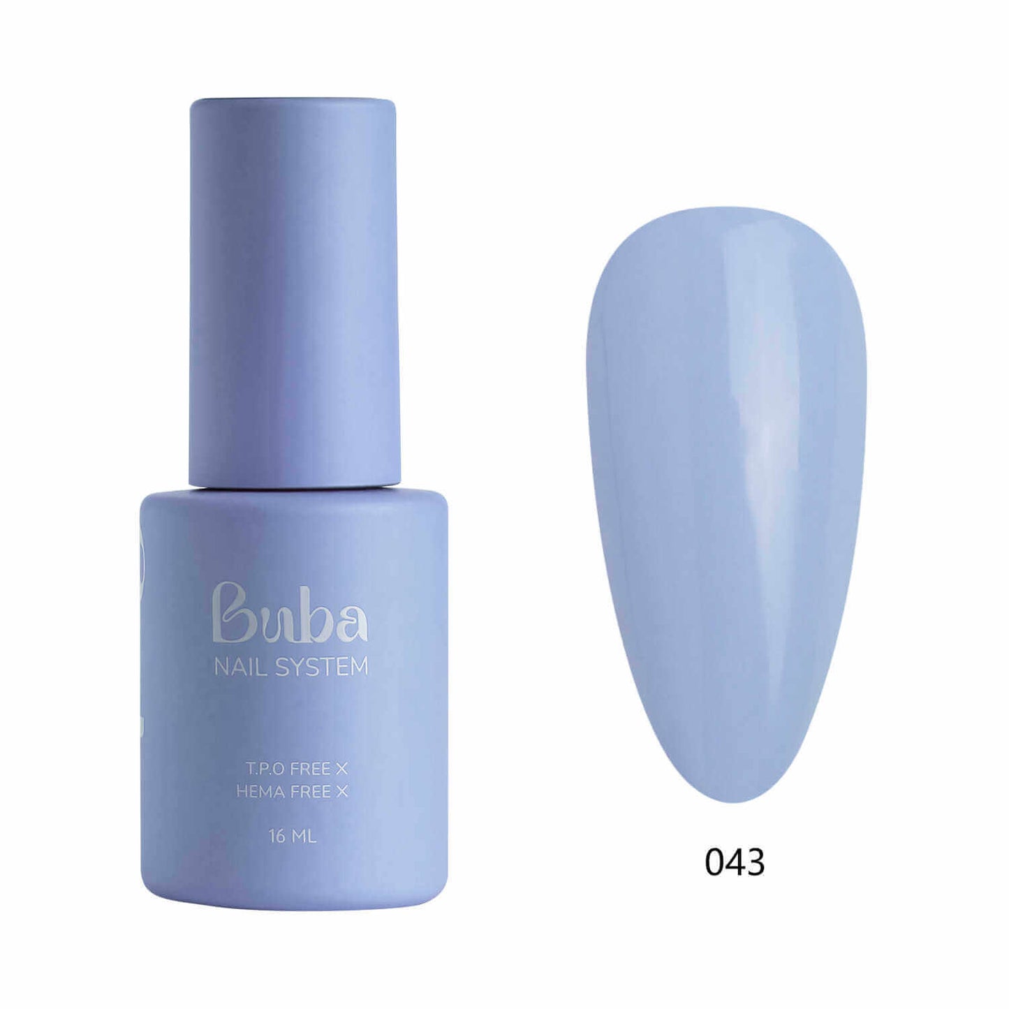 לק ג׳ל בובה Buba HEMA FREE גוון 043