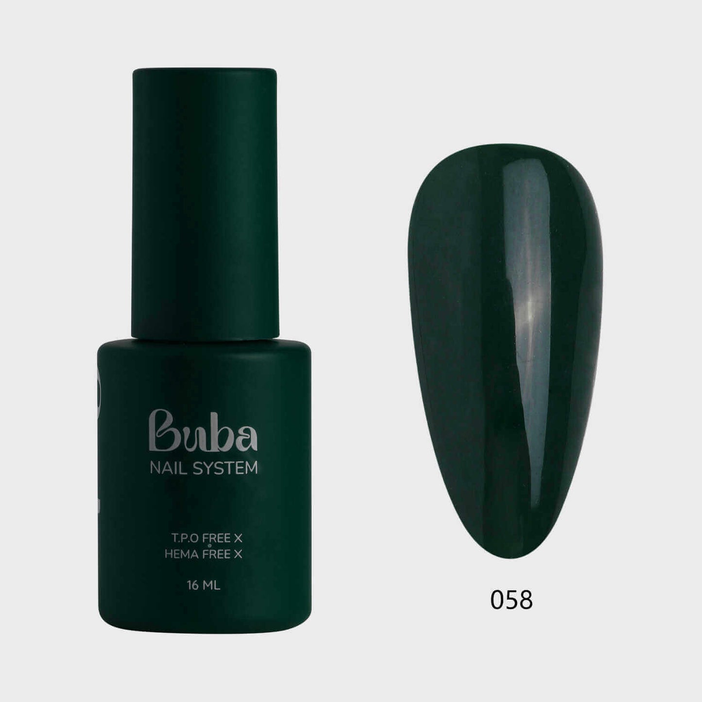 לק ג׳ל בובה Buba HEMA FREE גוון 058