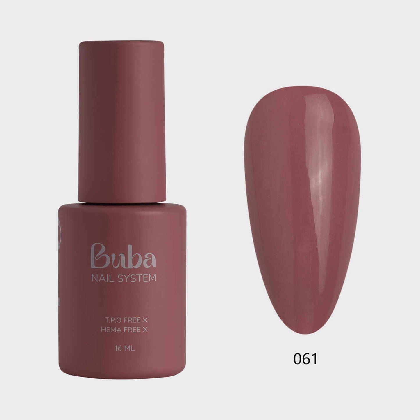 לק ג׳ל בובה Buba HEMA FREE גוון 061