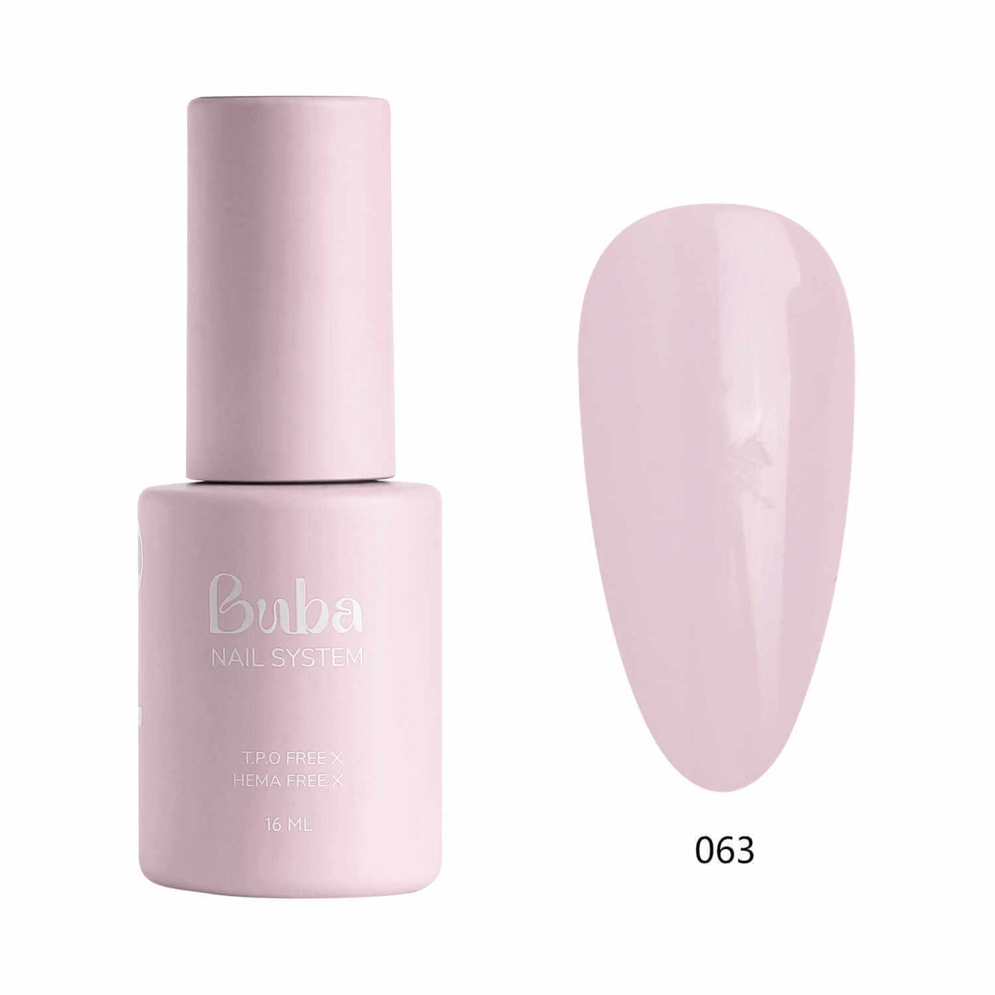לק ג׳ל בובה Buba HEMA FREE גוון 063