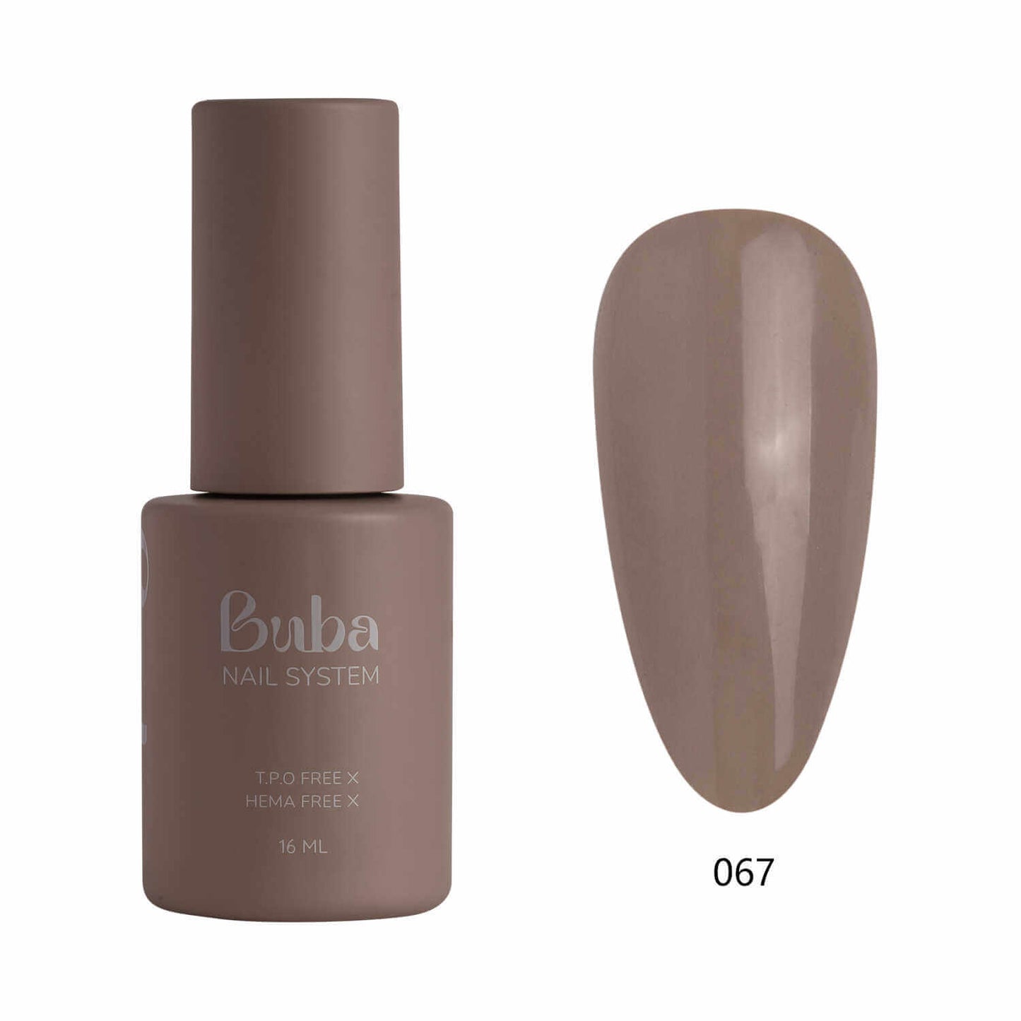 לק ג׳ל בובה Buba HEMA FREE גוון 067