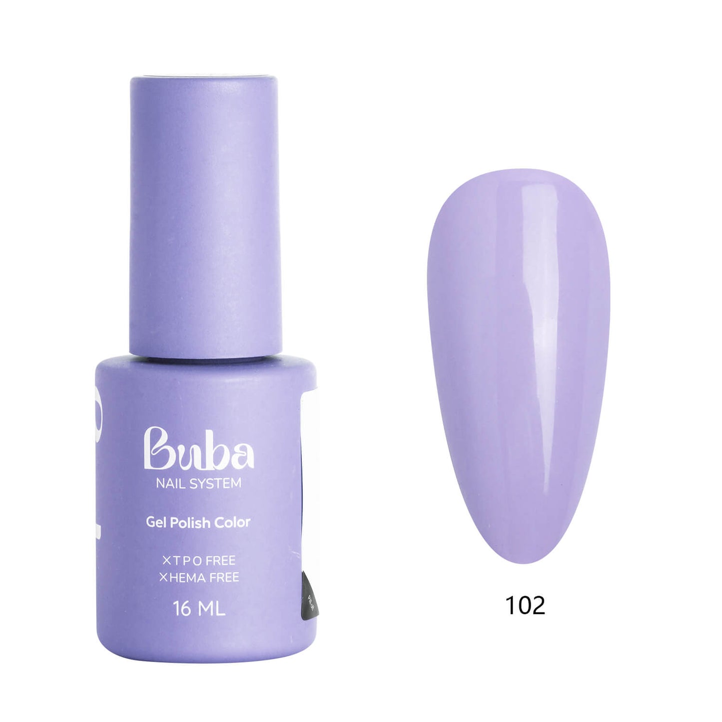 לק ג׳ל בובה Buba HEMA FREE גוון 102