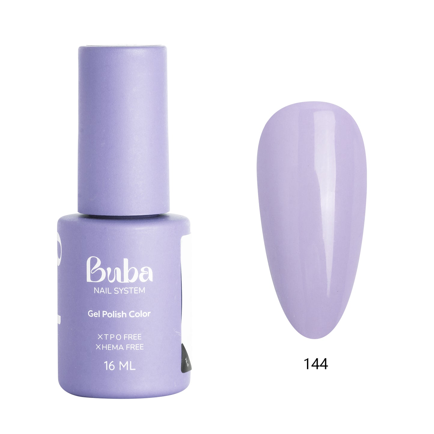 לק ג׳ל בובה Buba HEMA FREE גוון 144