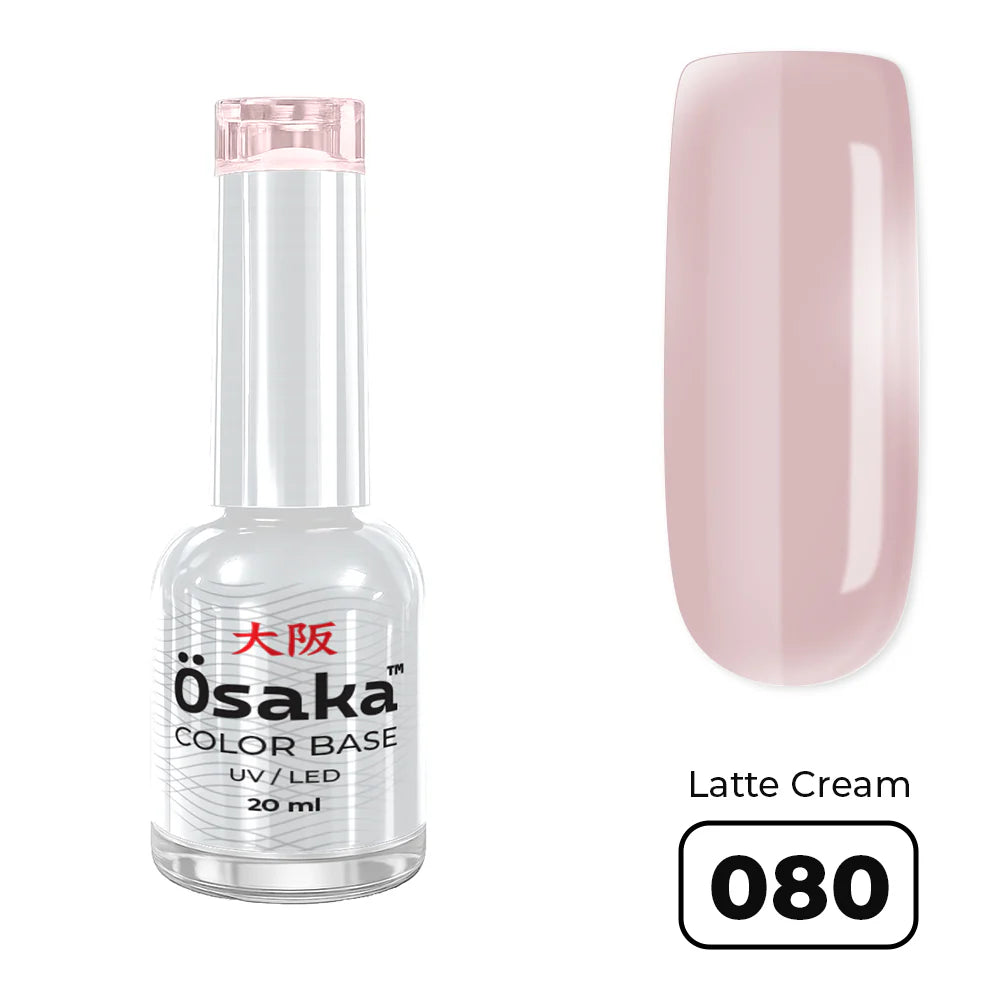 Osaka Color Base Latte Cream 080 - בייס ג׳ל בצבע 20 מ״ל