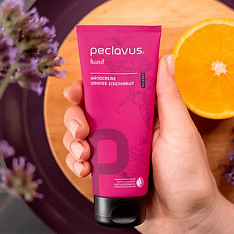 קרם ידיים "תפוז וורבנה" 30מ"ל.Peclavus Hand cream orange and verbena