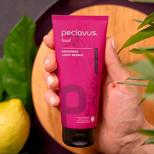 קרם ידיים "לימון ובמבוק" 30מ"ל .Peclavus Hand cream lemon and bamboo