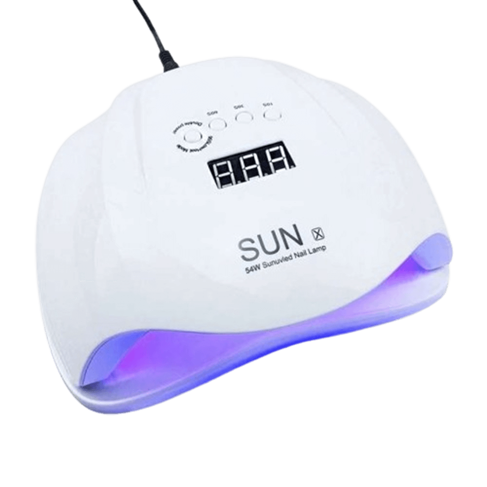 מנורת ייבוש ציפורניים 54W SUN X UV/LED