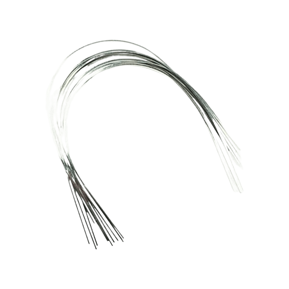 חוטי קשת נייטי סופר אלסטיק עגול חבילה 10 יח' לציפורן חודרנית Morelli Super Elastic Archwire NiTi Round0,018