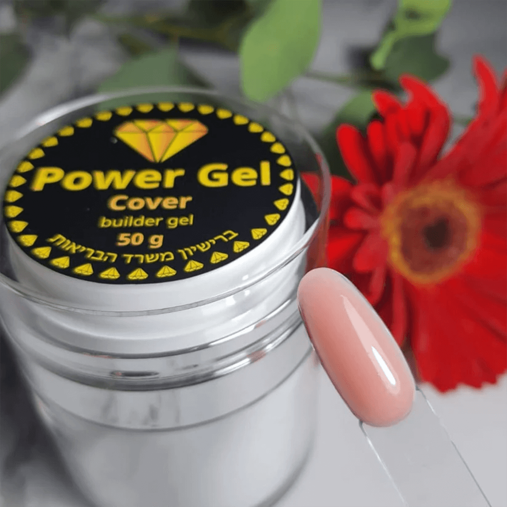 ג׳ל בניה Power Gel Cover 50 g builder gel