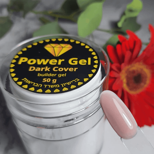 ג׳ל בניה Power Gel  Dark Cover 50 g builder gel