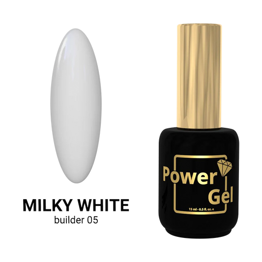 Builder gel  05 Milky White. Power gel.15ml