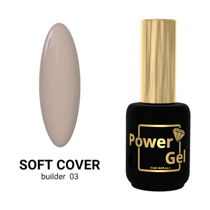 Builder gel  03 Soft Cover Power gel.15ml