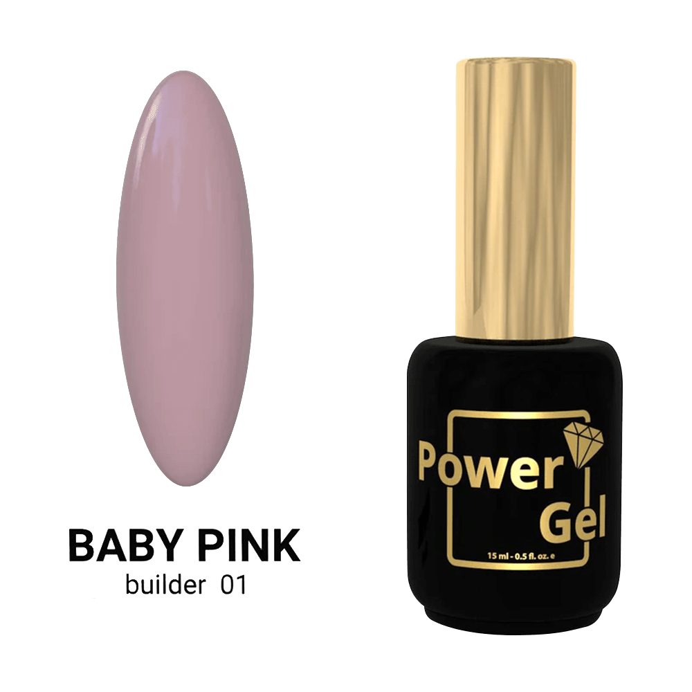 Builder gel 01 Baby Pink. Power gel.15ml