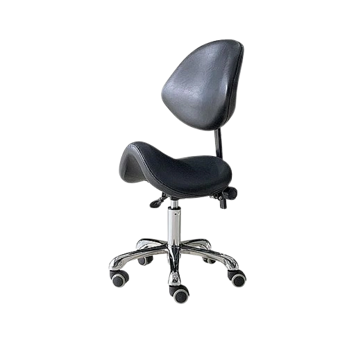 כיסא אוכף דגם פרמיום  АМ9425 ( שחור ,לבן)