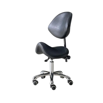 כיסא אוכף דגם פרמיום  АМ9425 ( שחור ,לבן)