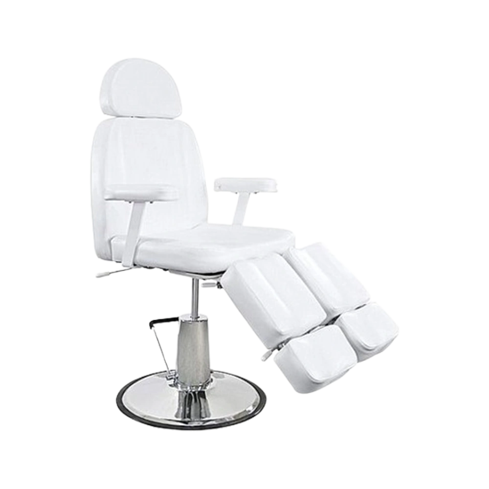כיסא  פדיקור הידראולי מקצועי עם רגליים נפרדות AM8629C (שחור ,לבן)