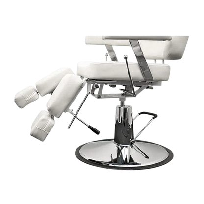 כיסא  פדיקור הידראולי מקצועי עם רגליים נפרדות AM8629C (שחור ,לבן)