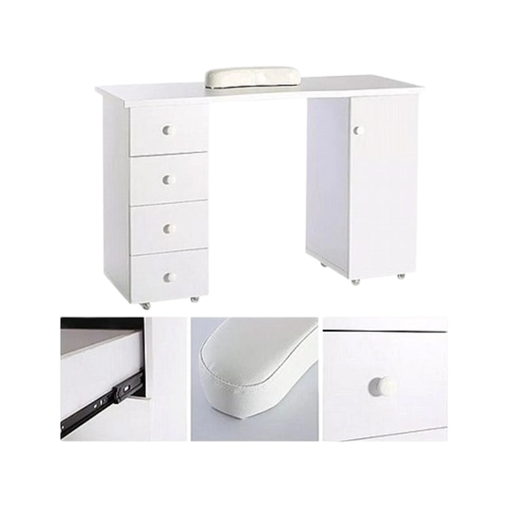 שולחן עבודה מעץ למניקור ולבניית ציפורניים AM-2802