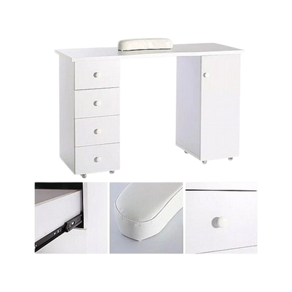 שולחן עבודה מעץ למניקור ולבניית ציפורניים AM-2802