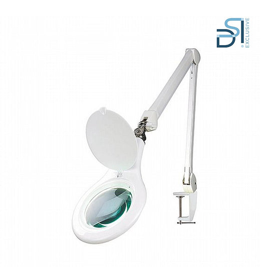 מנורת LED מגדלת עם תופסן שולחני 5 דיופטר  DSI Exclusive