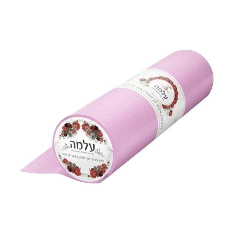 גליל למיטת טיפולים חד פעמי 75 מטר -ורוד עלמה