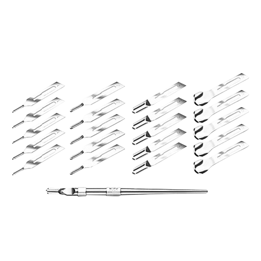 מגוון להבי עור 20 יח כולל מחזיק 1 ללהבים 2061101 RUCK