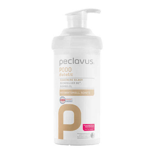 קרם דאודורנט לכפות רגליים עם תמיסה 500 מ״ל PECLAVUS PODO diabetic RUCK MicroSilver 5440103