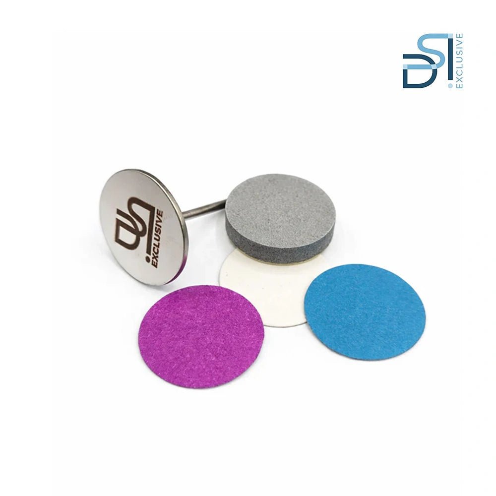 Pedicure set - סט דיסק + מדבקות שיוף 5 יח׳ Ø 25 מ״מ DSI Exclusive