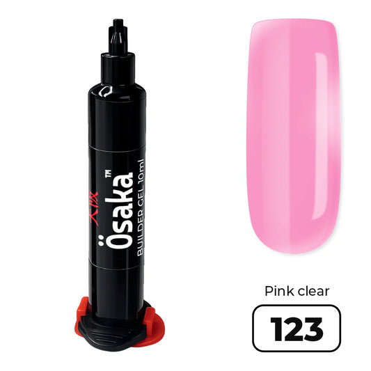 Builder Gel Injector Clear Pink 123 osaka 5ml