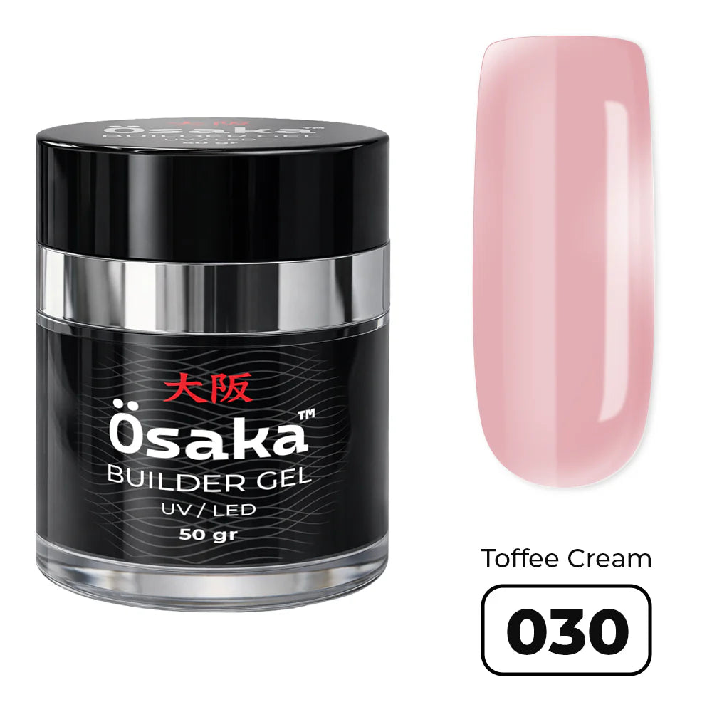 ג׳ל בנייה בצנצנת 50 גר. Builder Gel Toffee Cream 030 Osaka