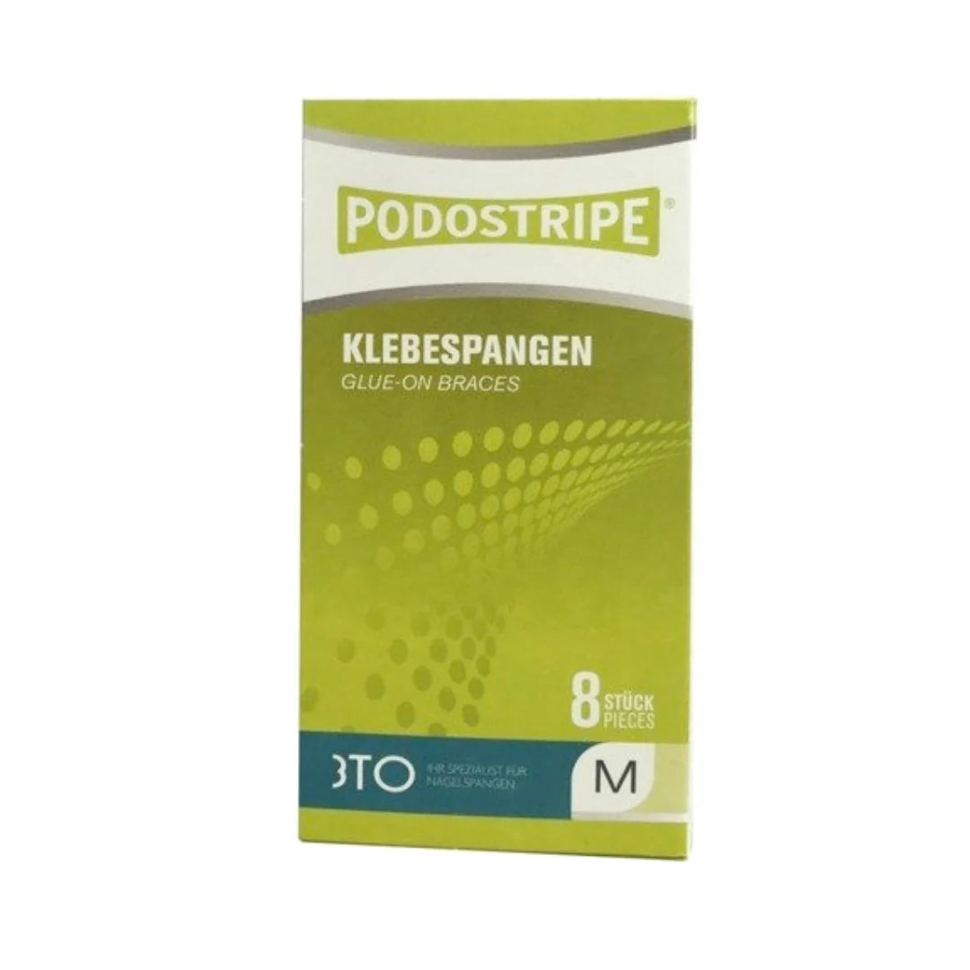 M מידה . PodoStripe® Spare - רצועות הדבקה לתיקון ציפורניים.