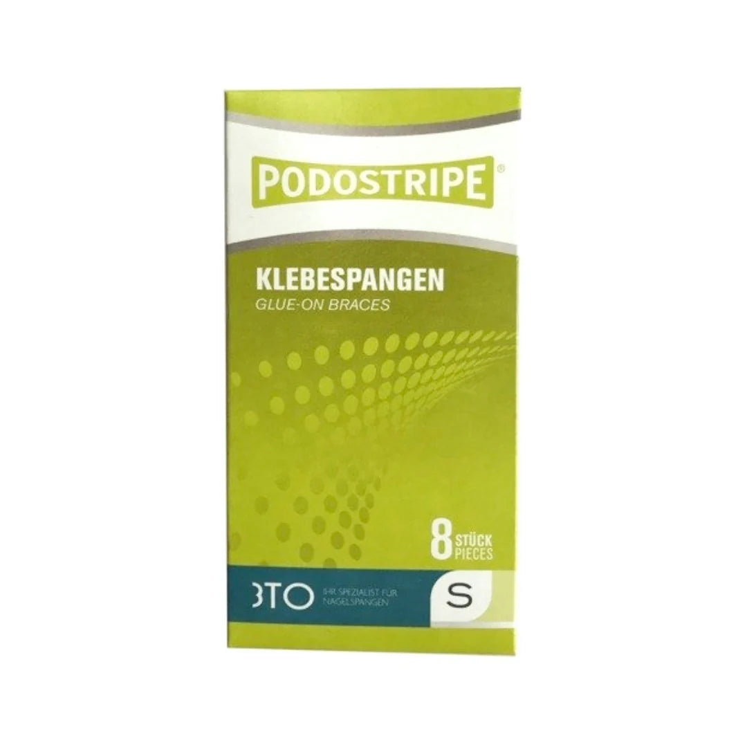 S מידה . PodoStripe® Spare - רצועות הדבקה לתיקון ציפורניים.