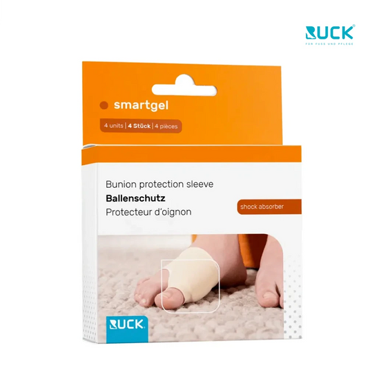Protection Sleeve Smart Gel - ריפוד ג׳ל אנטומי הגנה לבוהן 4 יח׳