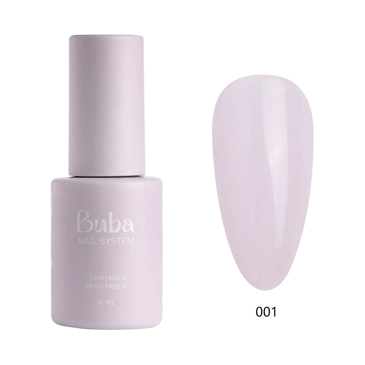 לק ג׳ל בובה Buba HEMA FREE גוון 001