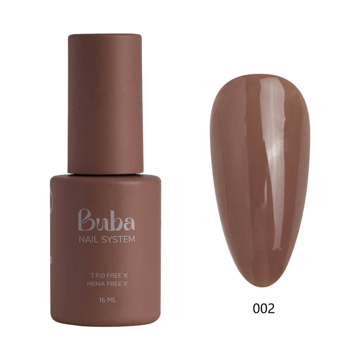 לק ג׳ל בובה Buba HEMA FREE גוון 002