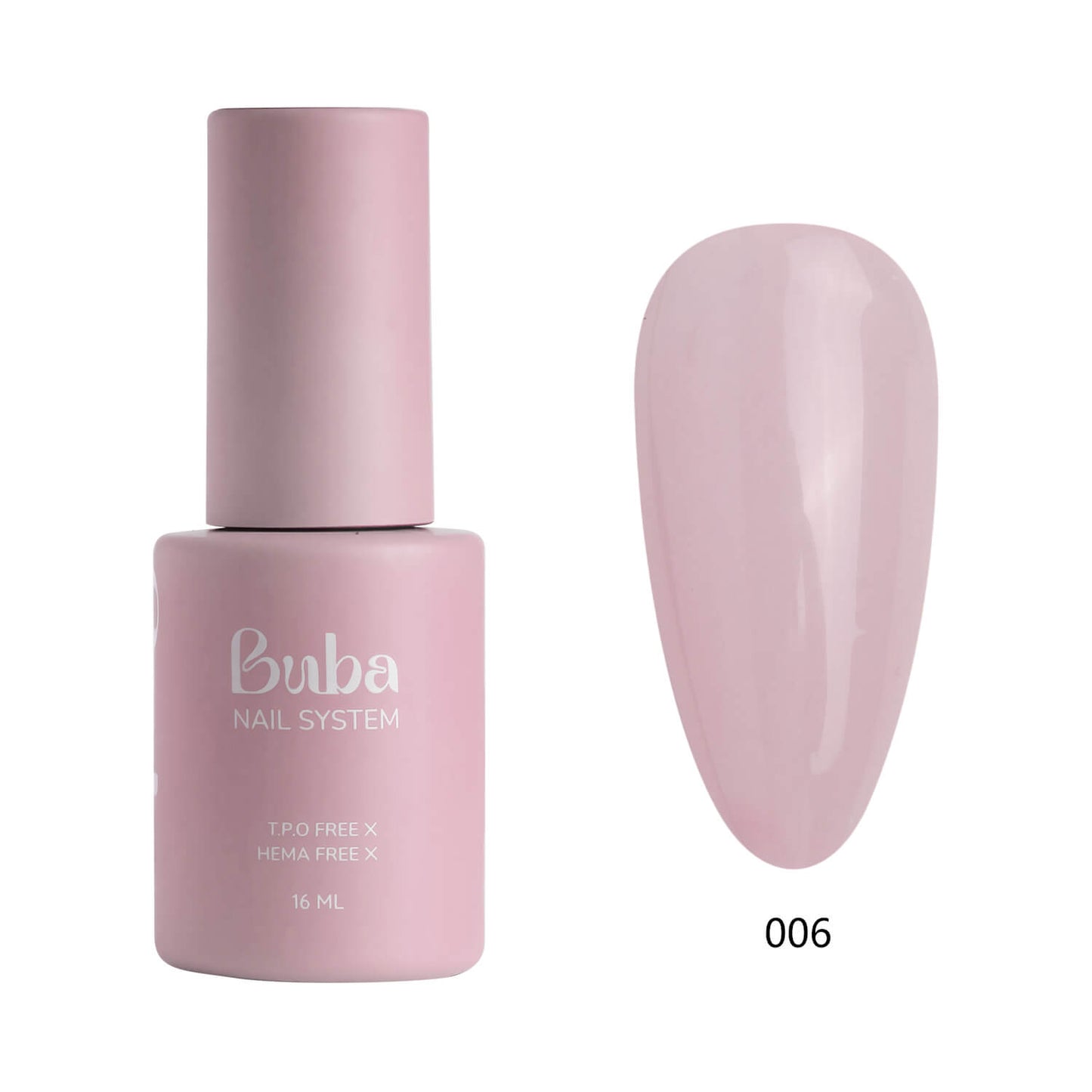 לק ג׳ל בובה Buba HEMA FREE גוון 006