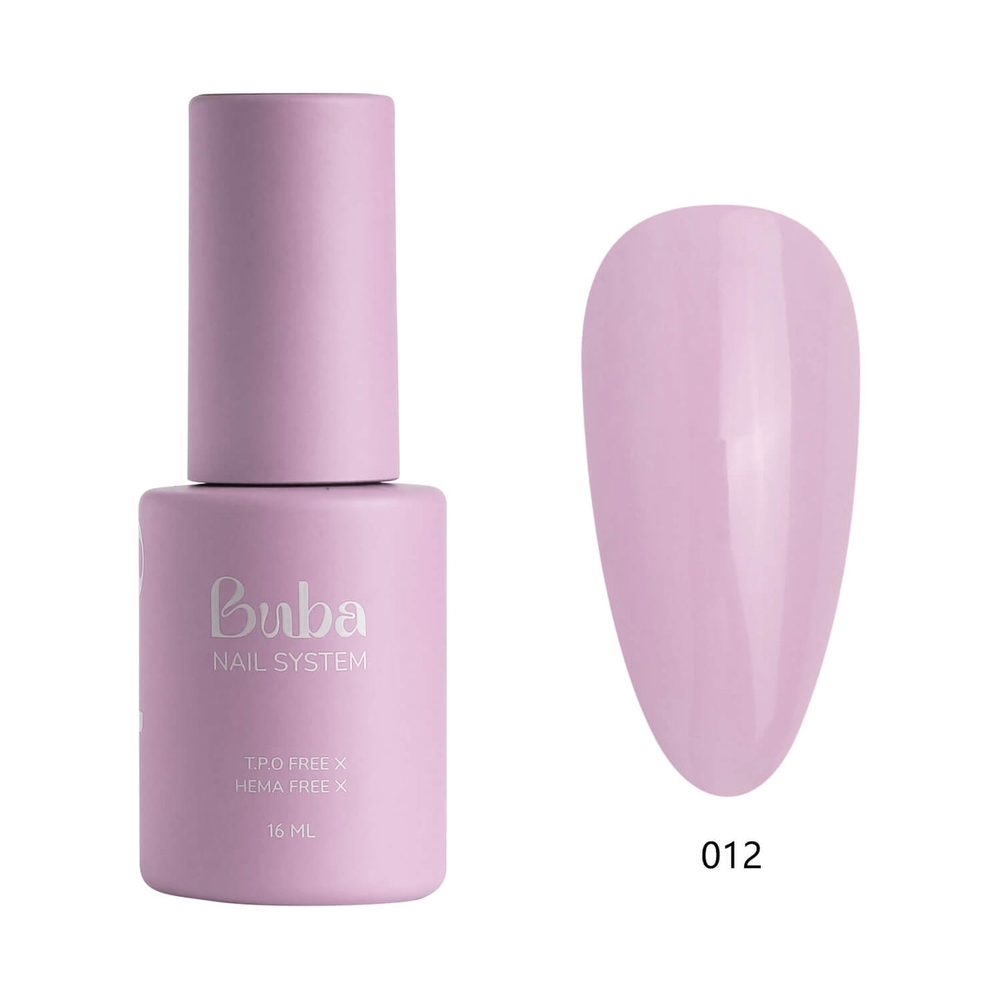 לק ג׳ל בובה Buba HEMA FREE גוון 012