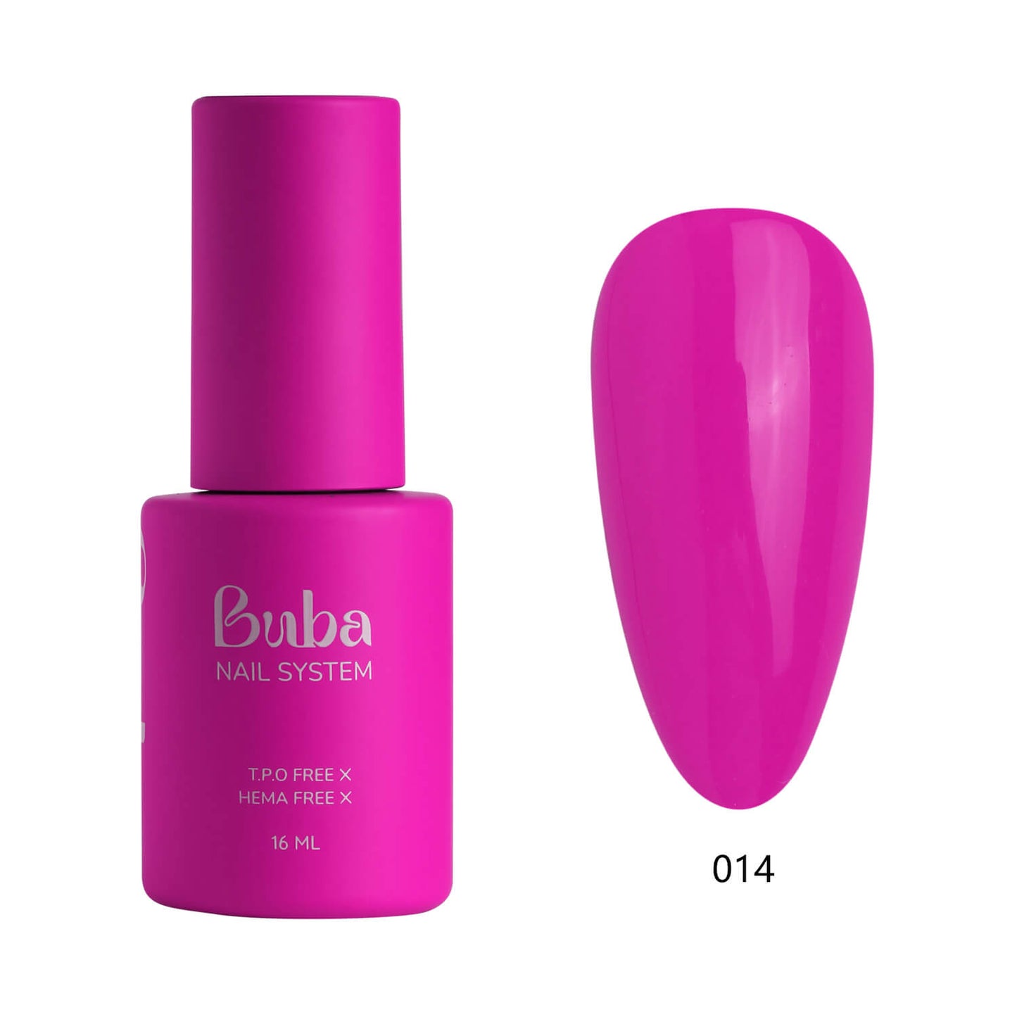 לק ג׳ל בובה Buba HEMA FREE גוון 014