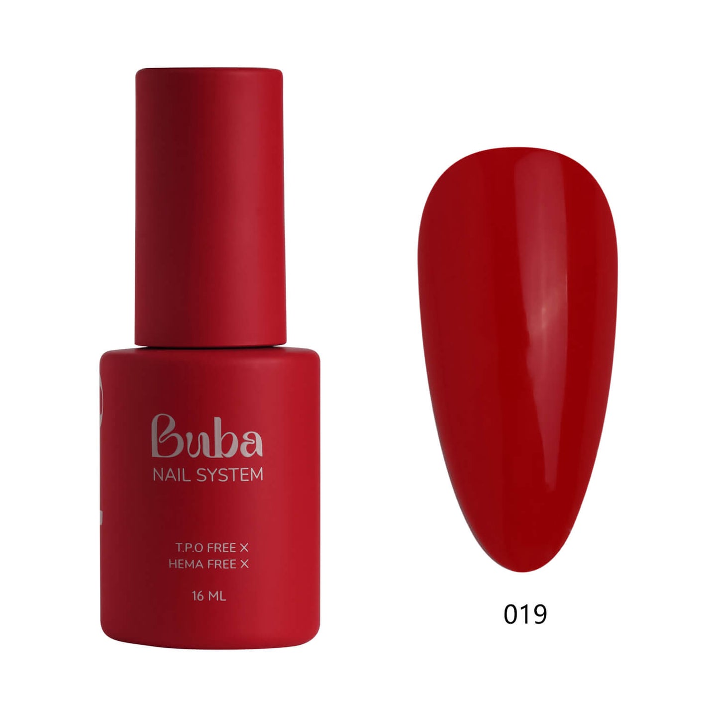 לק ג׳ל בובה Buba HEMA FREE גוון 019