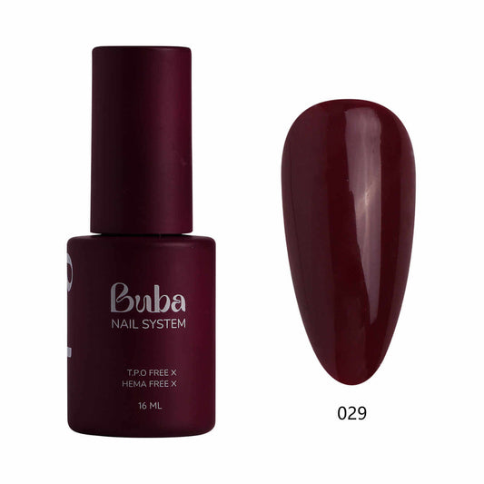 לק ג׳ל בובה Buba HEMA FREE גוון 029
