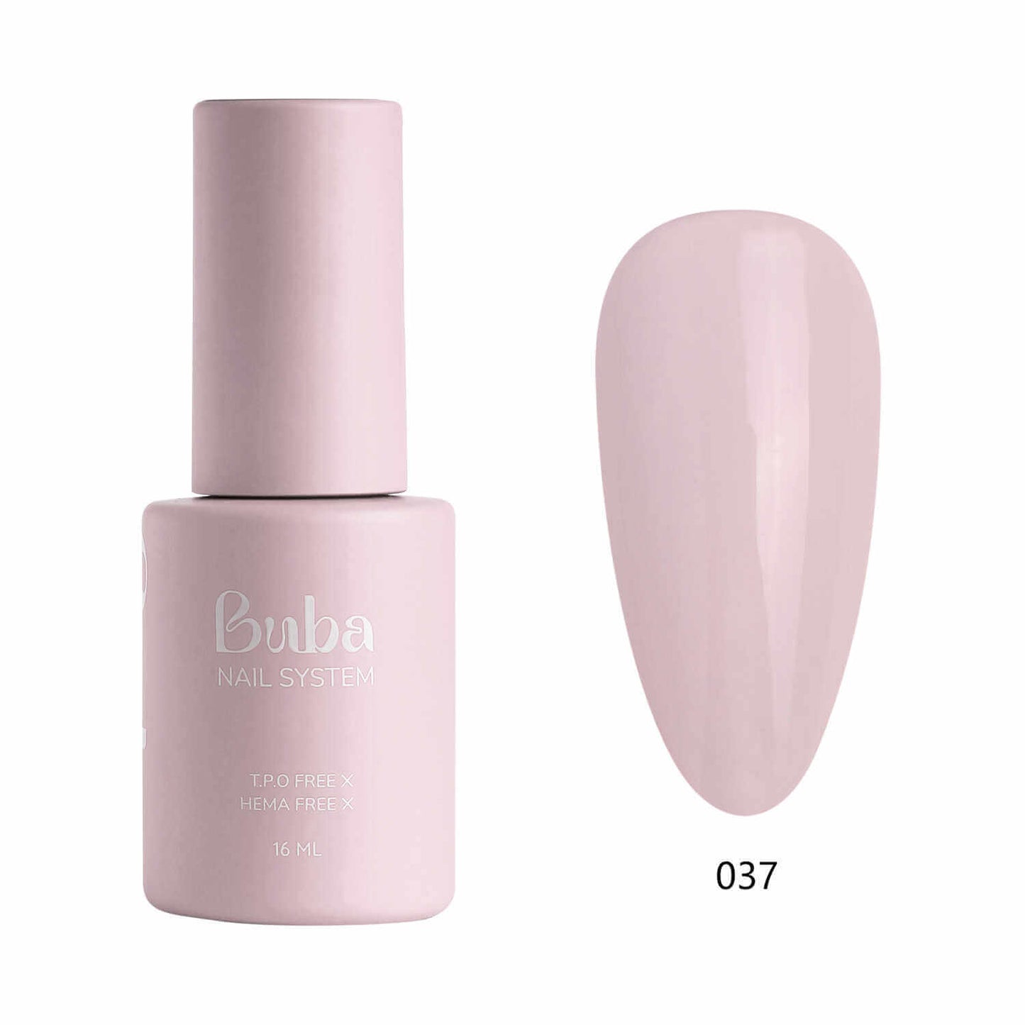 לק ג׳ל בובה Buba HEMA FREE גוון 037