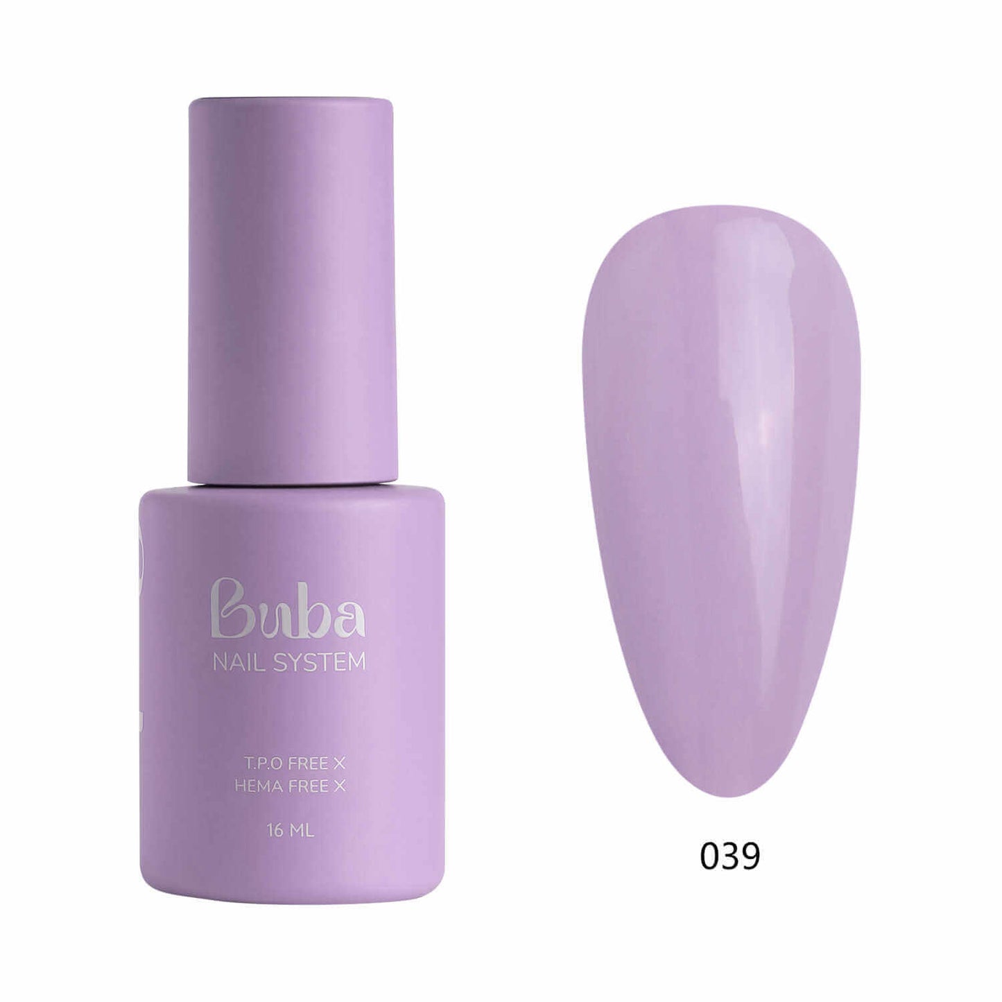 לק ג׳ל בובה Buba HEMA FREE גוון 039