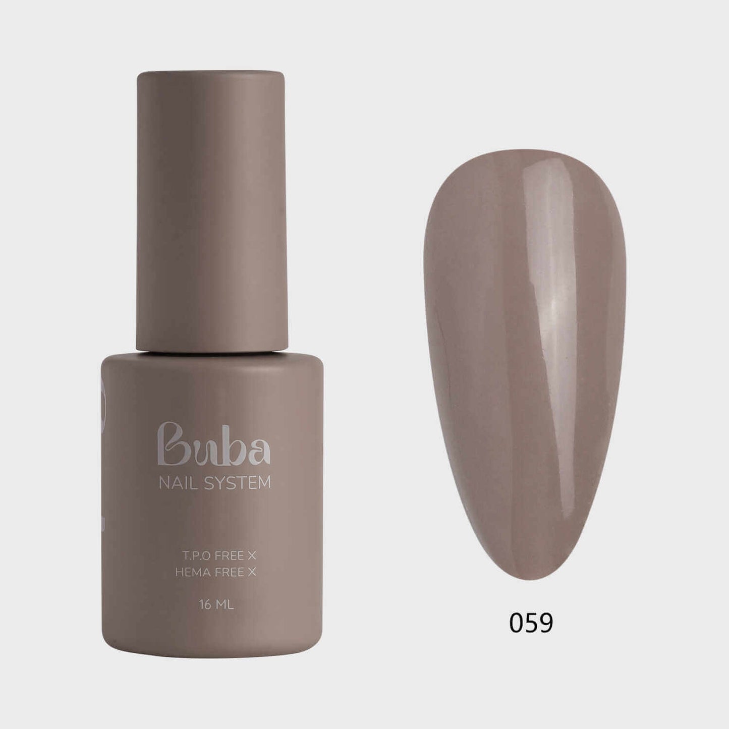 לק ג׳ל בובה Buba HEMA FREE גוון 059